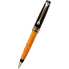 Aurora Optima O' Sole Mio Ballpoint Pen - Marbled Orange - Black Trim-Pen Boutique Ltd