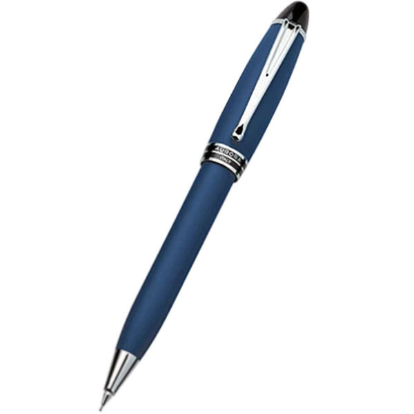Aurora Ipsilon Mechanical Pencil - Blue - Chrome Trim-Pen Boutique Ltd