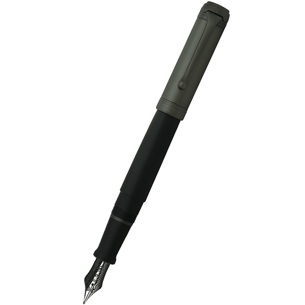 Aurora Talentum Fountain Pen - Black - Ruthenium Trim-Pen Boutique Ltd