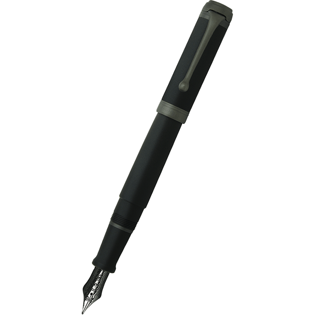 Aurora Talentum Fountain Pen - Black - Ruthenium Trim-Pen Boutique Ltd