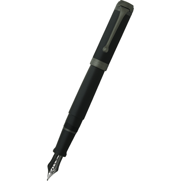 Aurora Talentum Fountain Pen - Black - Ruthenium Trim-Pen Boutique Ltd