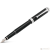 Aurora Talentum Finesse Fountain Pen - Black - Chrome Trim-Pen Boutique Ltd