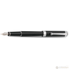 Aurora Talentum Finesse Fountain Pen - Black - Chrome Trim-Pen Boutique Ltd