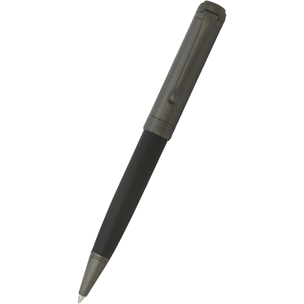 Aurora Talentum Ballpoint Pen - Black - Ruthenium Trim-Pen Boutique Ltd