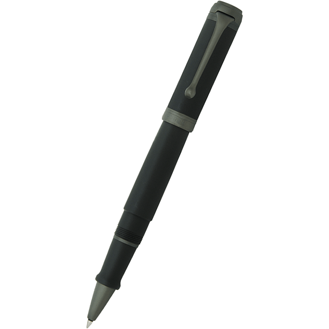 Aurora Talentum Rollerball Pen - Black - Ruthenium Trim-Pen Boutique Ltd