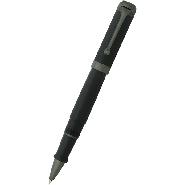 Aurora Talentum Rollerball Pen - Black - Ruthenium Trim-Pen Boutique Ltd