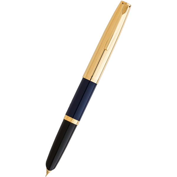 Aurora Duo Cart Fountain Pen - Dark Blue - Medium-Pen Boutique Ltd