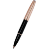 Aurora Style Rollerball Pen - Black - Rose Gold Trim-Pen Boutique Ltd