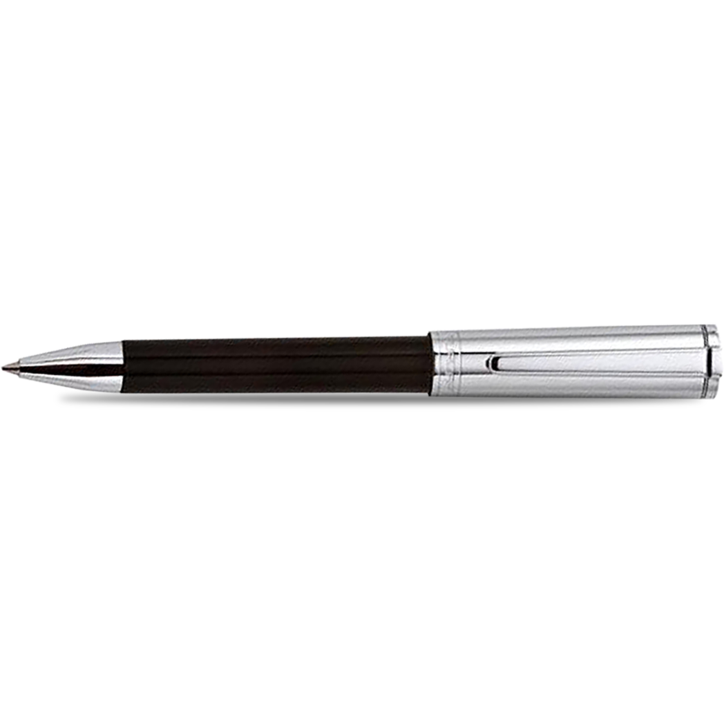 Aurora TU Ballpoint Pen - Black - Chrome Trim-Pen Boutique Ltd
