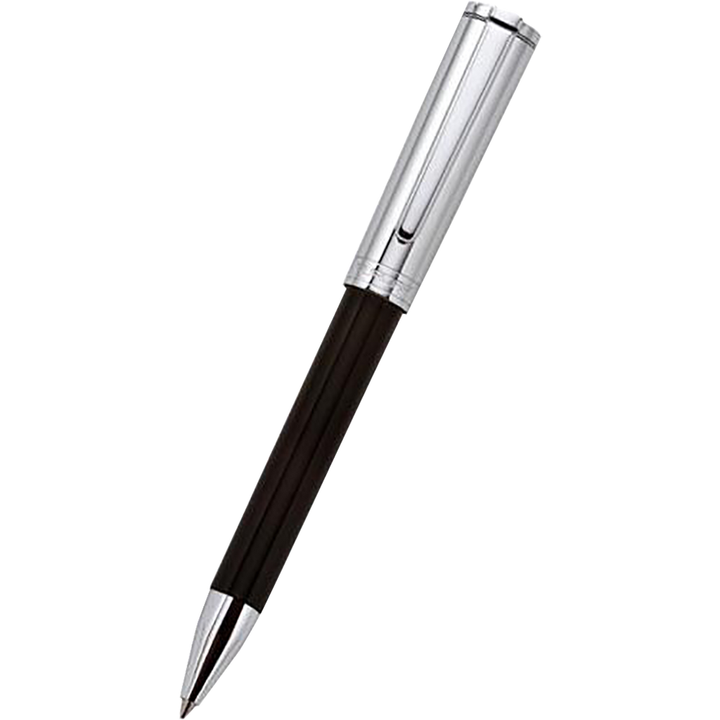 Aurora TU Ballpoint Pen - Black - Chrome Trim-Pen Boutique Ltd