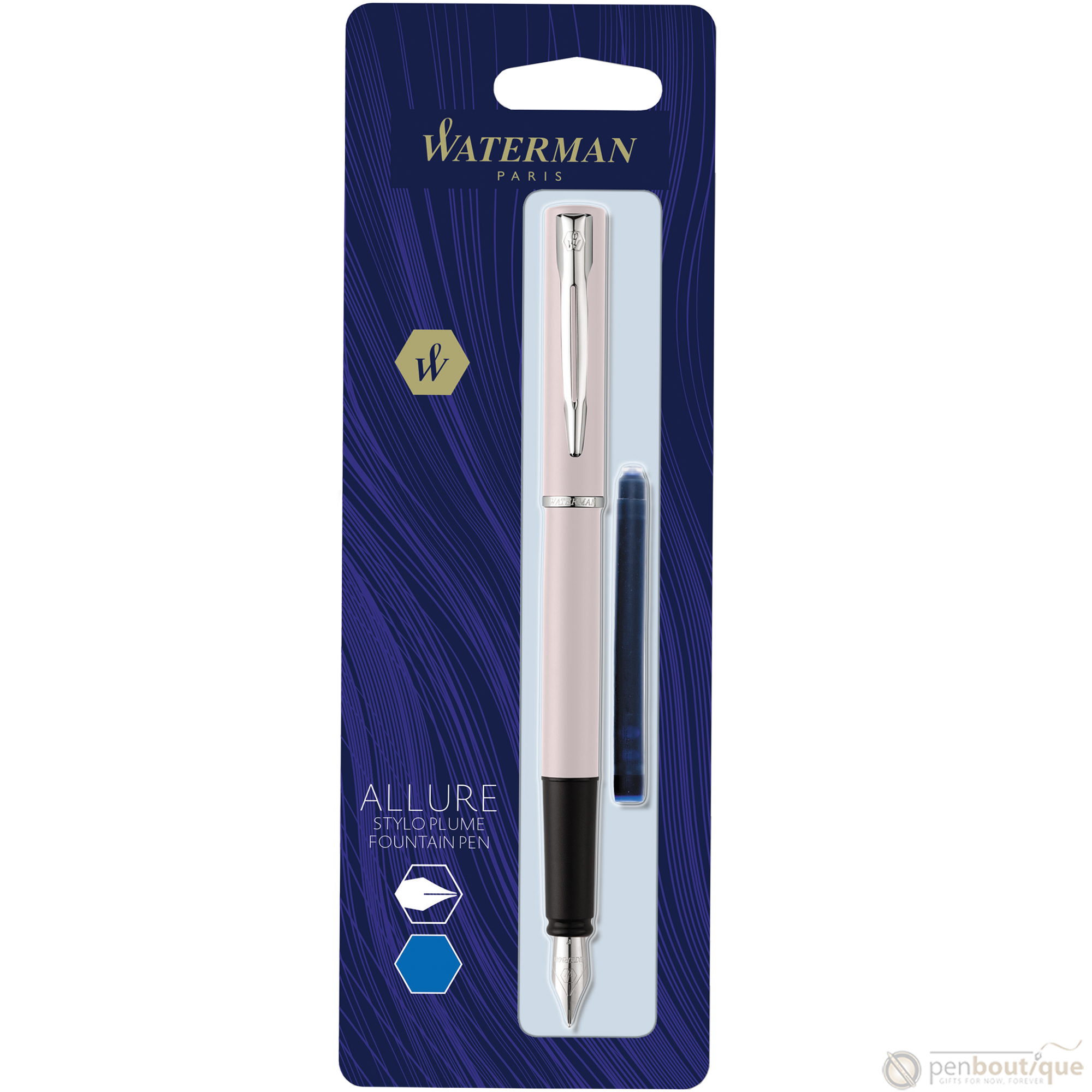 Waterman Allure Fountain Pen - Pastel Pink-Pen Boutique Ltd