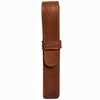 Aston Leather Box Style Single Pen Case - Cognac-Pen Boutique Ltd