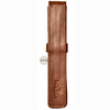 Aston Leather Box Style Single Pen Case - Cognac-Pen Boutique Ltd
