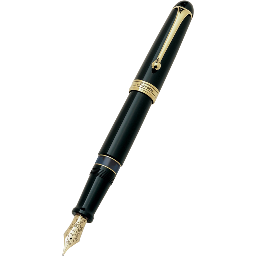 Aurora 88 Fountain Pen - Black - Gold Trim-Pen Boutique Ltd