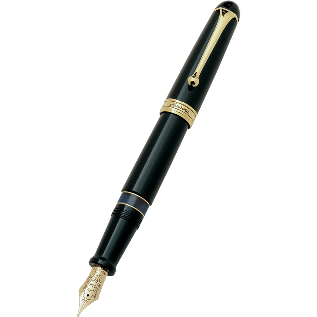 Aurora 88 Fountain Pen - Black - Gold Trim-Pen Boutique Ltd