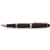 Aurora 88 Fountain Pen - Black Satin - Rose Gold Trim-Pen Boutique Ltd