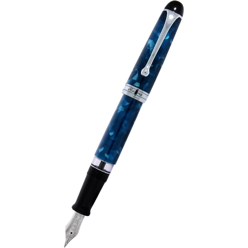 Aurora 88 Nettuno Fountain Pen - Limited Edition - Blue (only 888 pieces)-Pen Boutique Ltd