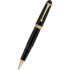 Aurora 88 Rollerball Pen - Black Satin - Rose Gold Trim-Pen Boutique Ltd