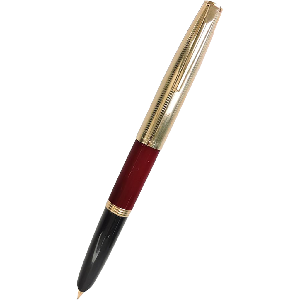 Aurora Duo Cart Fountain Pen - Burgundy - Medium-Pen Boutique Ltd