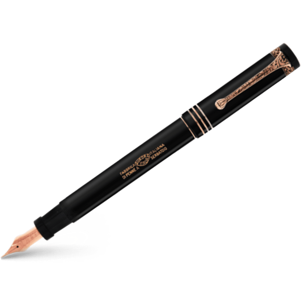 Stylo Plume Aurora Internazionale Limited Edition - Modèle 19A-N Noir Résine - Neuf Avec Boîte & Livret