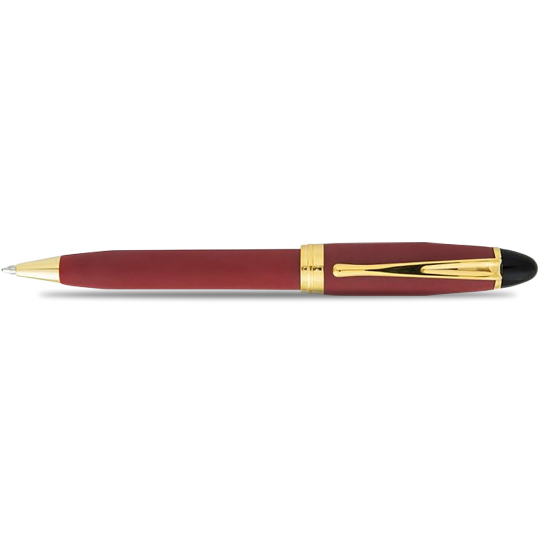 Aurora Ipsilon Ballpoint Pen - Satin Burgundy-Pen Boutique Ltd