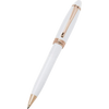 Aurora Ipsilon Ballpoint Pen - Seasons - Winter White - Rose Gold Trim-Pen Boutique Ltd