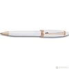 Aurora Ipsilon Ballpoint Pen - Seasons - Winter White - Rose Gold Trim-Pen Boutique Ltd