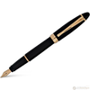 Aurora Ipsilon Fountain Pen - Satin Black - Rose Gold Trim-Pen Boutique Ltd