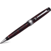 Aurora Optima Auroloide Ballpoint Pen - Burgundy - Silver Trim-Pen Boutique Ltd