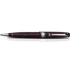 Aurora Optima Auroloide Ballpoint Pen - Burgundy - Silver Trim-Pen Boutique Ltd