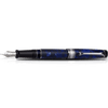 Aurora Optima Auroloide Fountain Pen - Blue - Silver Trim-Pen Boutique Ltd