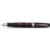 Aurora Optima Auroloide Fountain Pen - Burgundy - Silver Trim-Pen Boutique Ltd