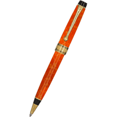 Aurora Optima Ballpoint Pen - Marbled Orange Auroloide-Pen Boutique Ltd
