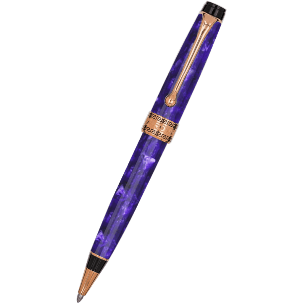 Aurora Optima Ballpoint Pen - Marbled Purple Auroloide-Pen Boutique Ltd