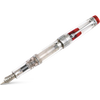 Aurora Optima Demonstrator Fountain Pen - Red - Chrome Trim-Pen Boutique Ltd