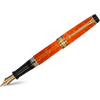 Aurora Optima Fountain Pen - Marbled Orange Auroloide-Pen Boutique Ltd