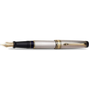Aurora Optima Fountain Pen - Solid Silver-Pen Boutique Ltd