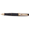 Aurora Optima Fountain Pen - Solid Silver Cap-Pen Boutique Ltd