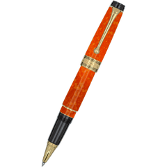 Aurora Optima Rollerball Pen - Marbled Orange Auroloide-Pen Boutique Ltd