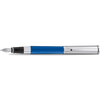 Aurora TU Fountain Pen - Blue - Chrome - Italic - Pen Boutique Ltd