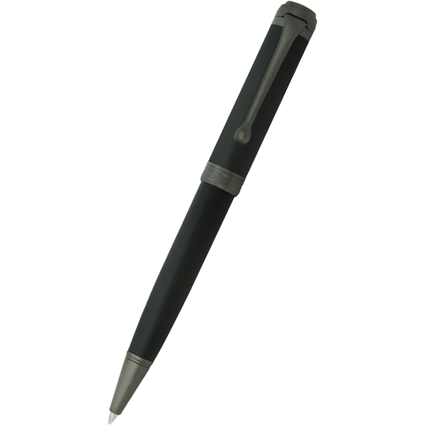 Aurora Talentum Ballpoint Pen - Black - Ruthenium Trim-Pen Boutique Ltd