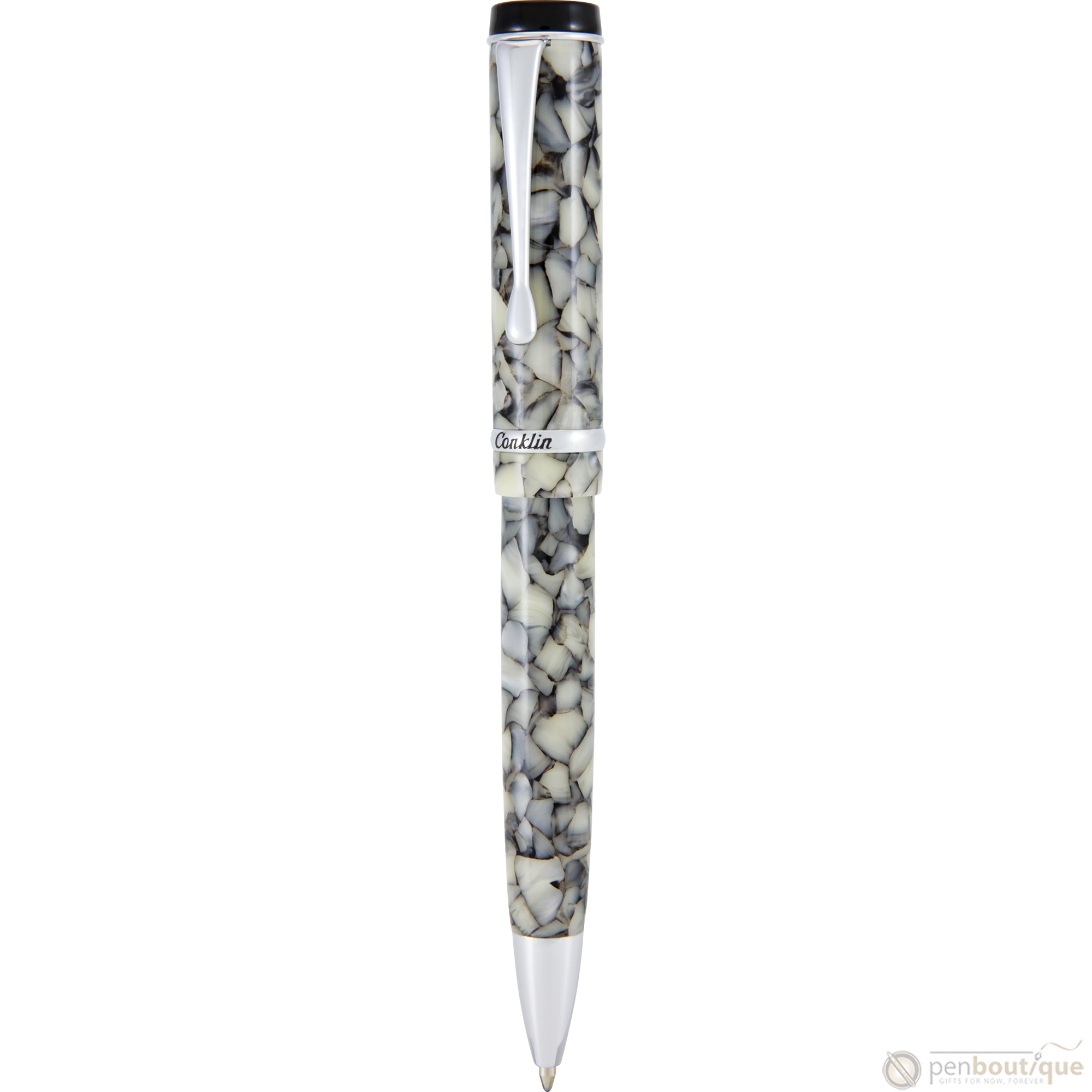 Conklin Duragraph Ballpoint Pen - Cracked Ice-Pen Boutique Ltd