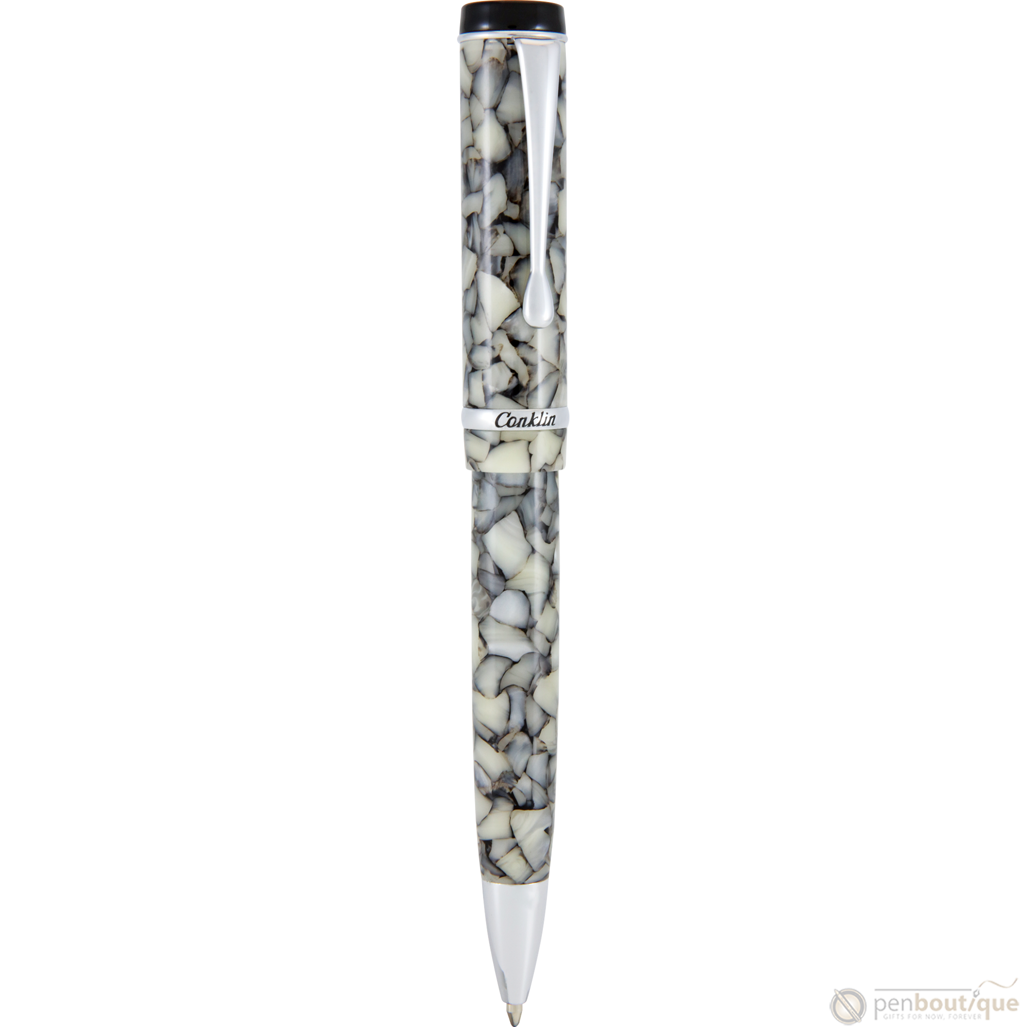 Conklin Duragraph Ballpoint Pen - Cracked Ice-Pen Boutique Ltd