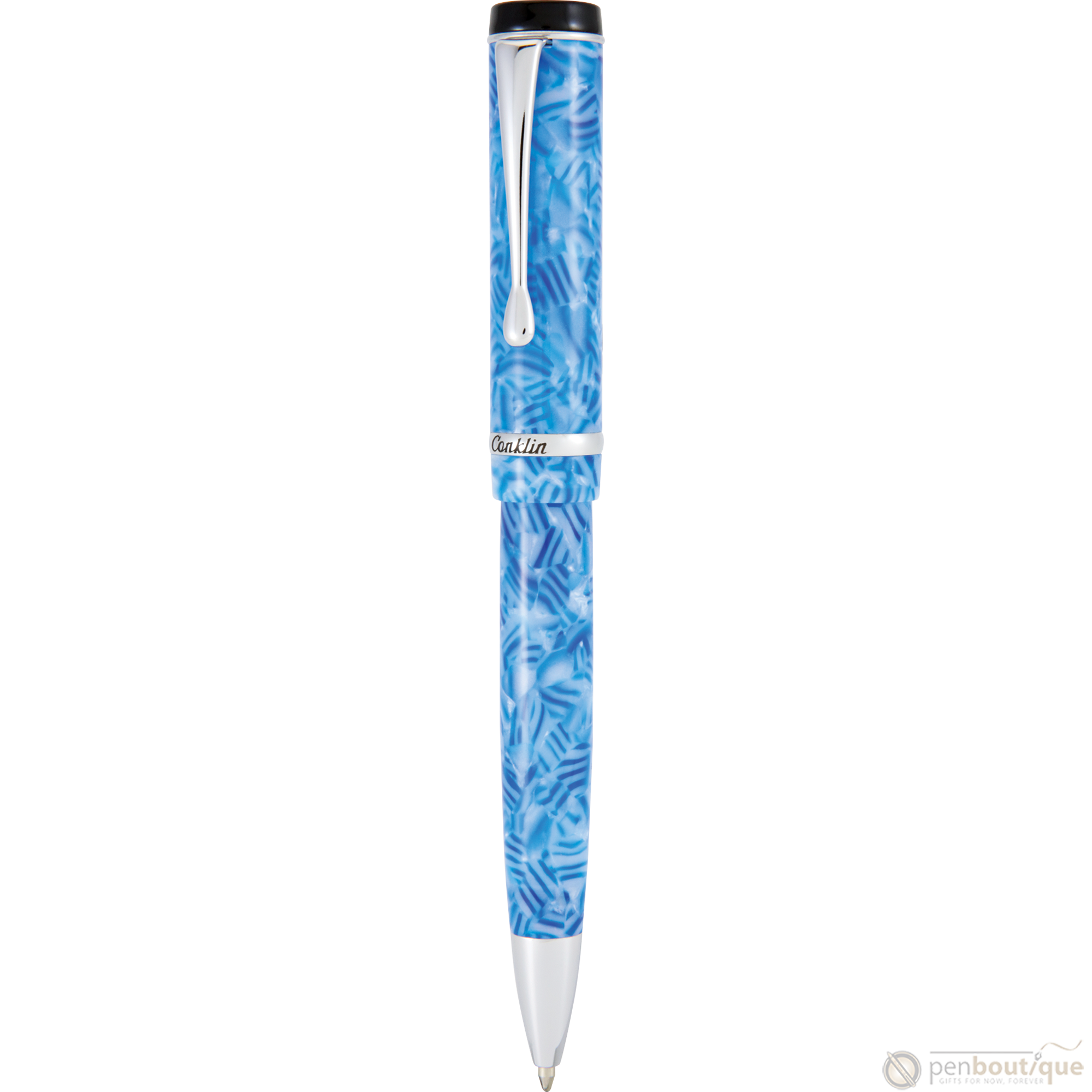 Conklin Duragraph Ballpoint Pen - Ice Blue-Pen Boutique Ltd