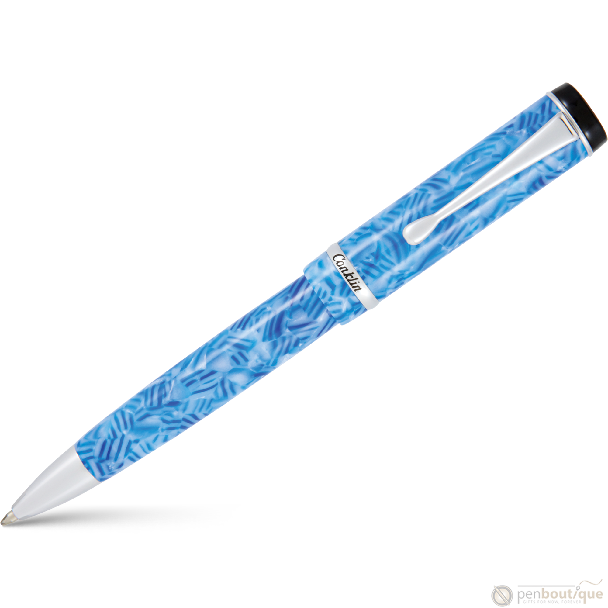 Conklin Duragraph Ballpoint Pen - Ice Blue-Pen Boutique Ltd