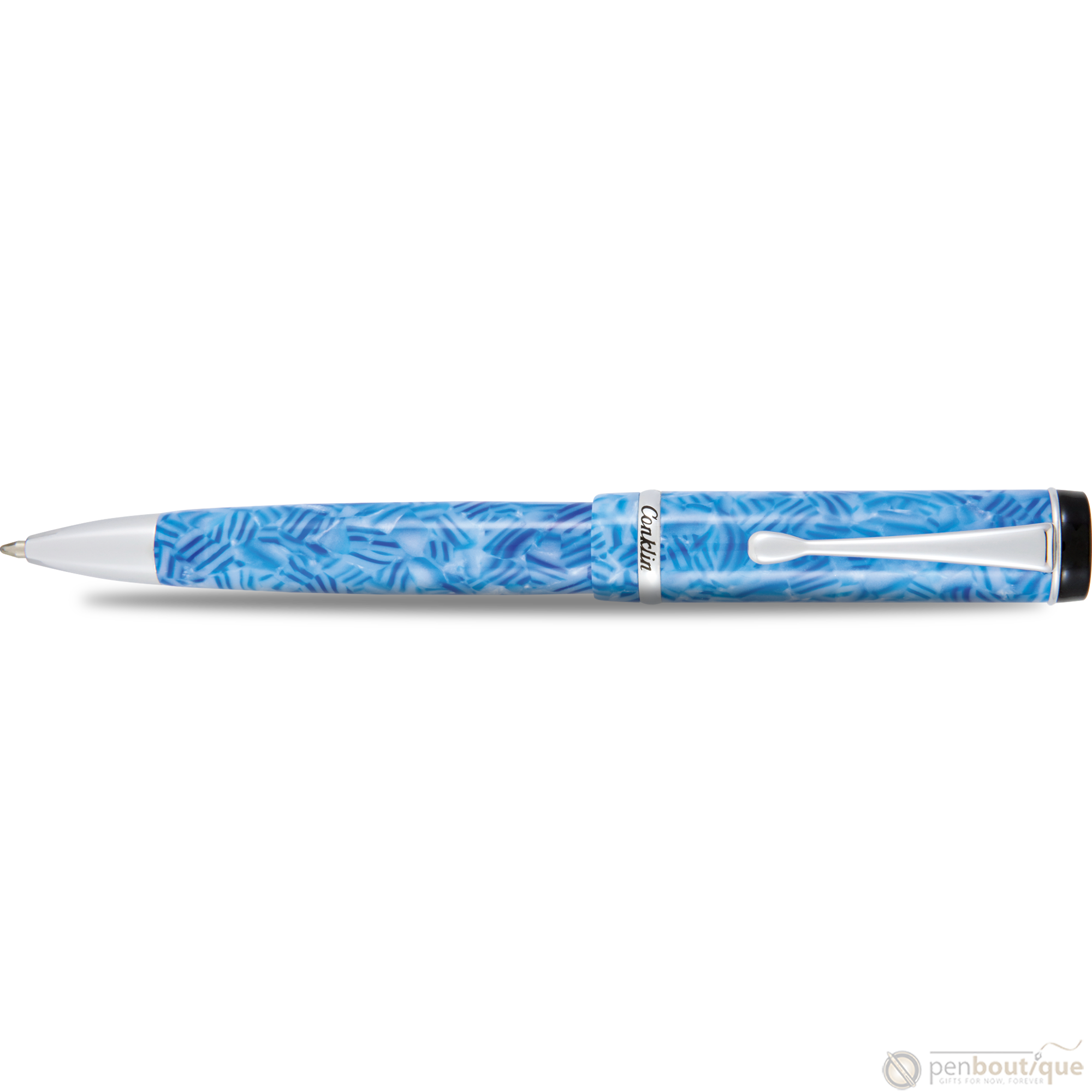 Conklin Duragraph Ballpoint Pen - Ice Blue-Pen Boutique Ltd