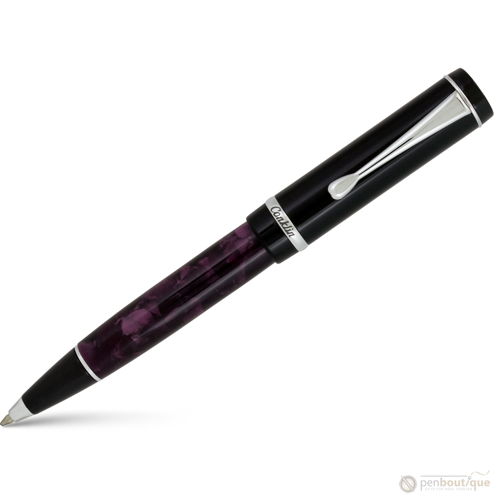 Conklin Duragraph Ballpoint Pen - Purple Nights-Pen Boutique Ltd