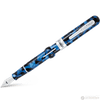 Conklin Mark Twain Crescent Filler Fountain Pen - Vintage Blue - Chrome Trim - Pen Boutique Ltd