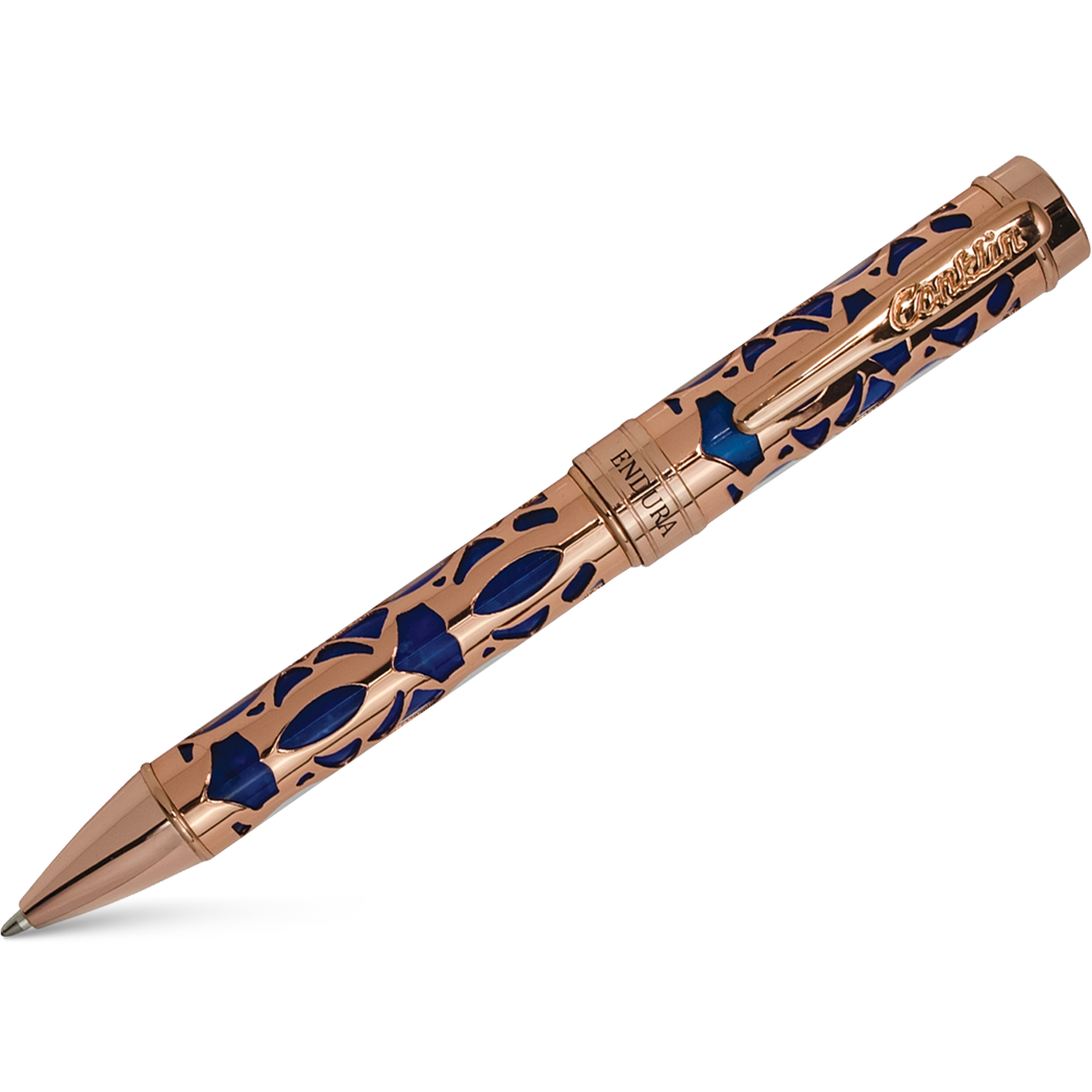 Conklin Endura Ballpoint Pen - Deco Crest Blue-Pen Boutique Ltd