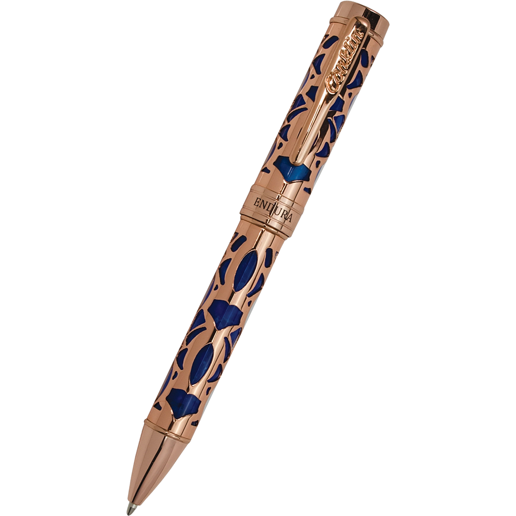 Conklin Endura Ballpoint Pen - Deco Crest Blue-Pen Boutique Ltd